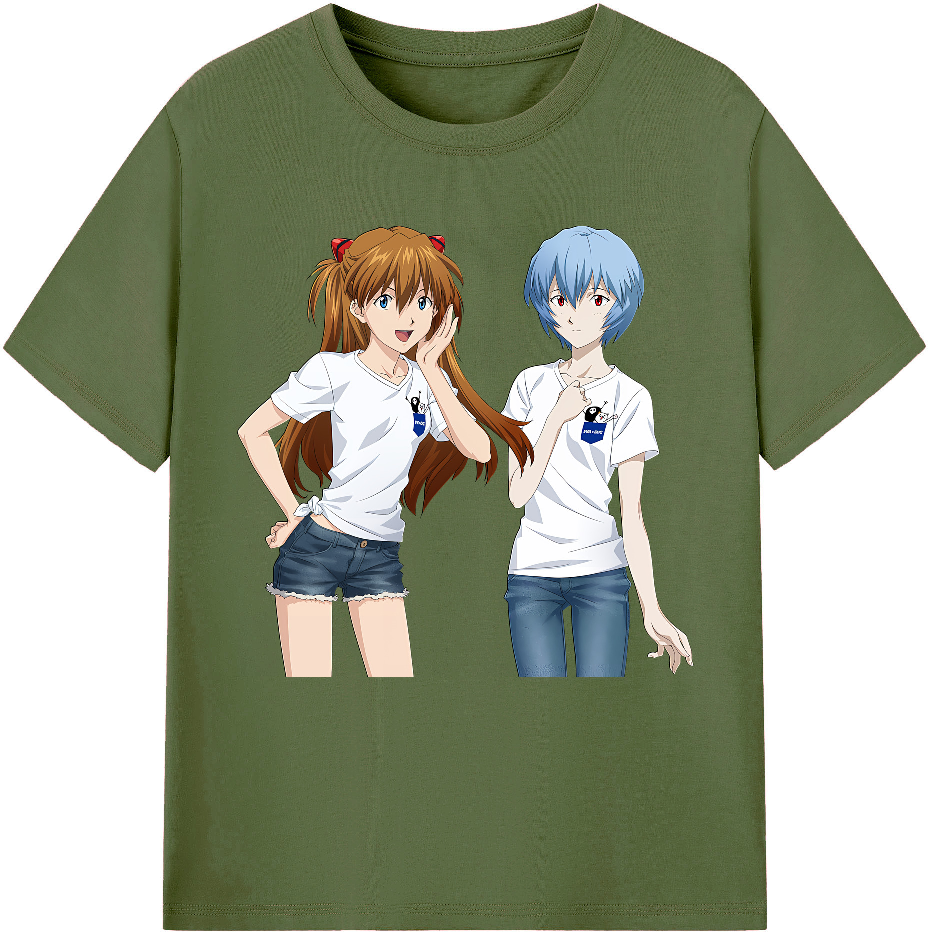 （画像用） EVA 新世紀エヴァンゲリオン 綿100％半袖Tシャツ（フロントプリント）